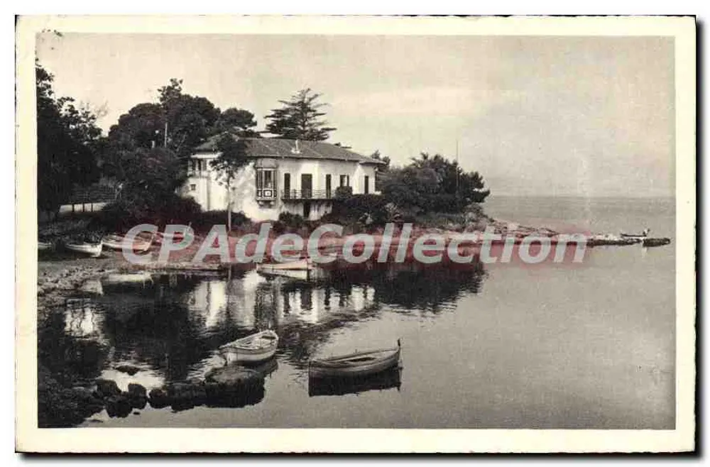 Cap d'Antibes — A ponta da Olivette — BRAUN & Cie, Imp.-Exp. Wolfrouse, Nice - Frente