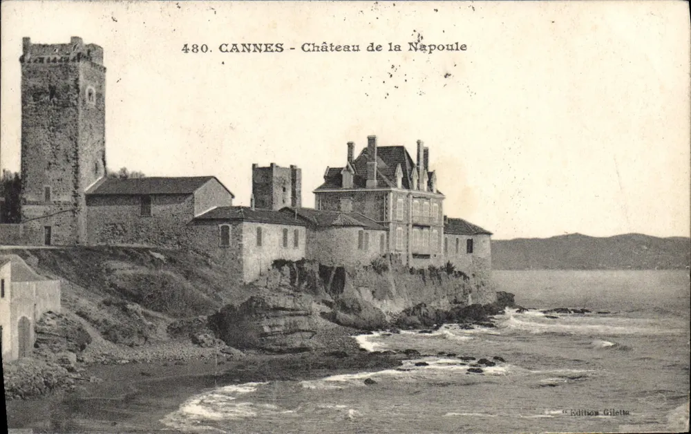 CANNES - Castelo de la Napoule — Edições Gilette, n° 480 - Frente