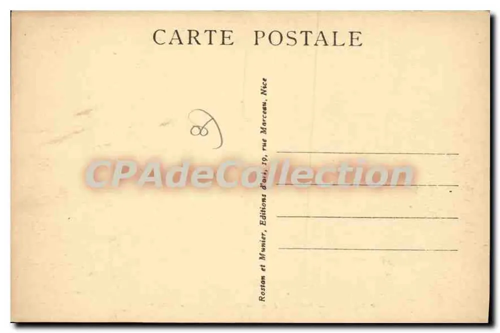 GANNES — Promenade de la Croisette und die Hotels — RM - Rückseite