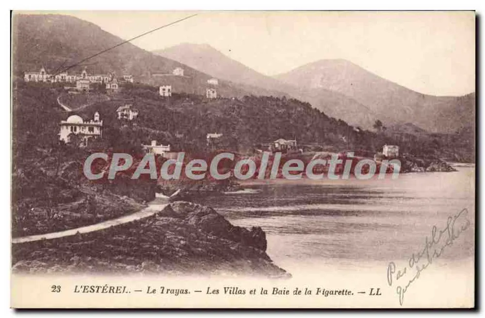 L'ESTÉREI. — Le Trayas. — Die Villen und die Bucht von La Figarette. — LL - Vorderseite
