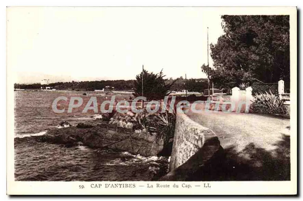 Cap d'Antibes — A Rota do Cap — LL — n°59 - Frente