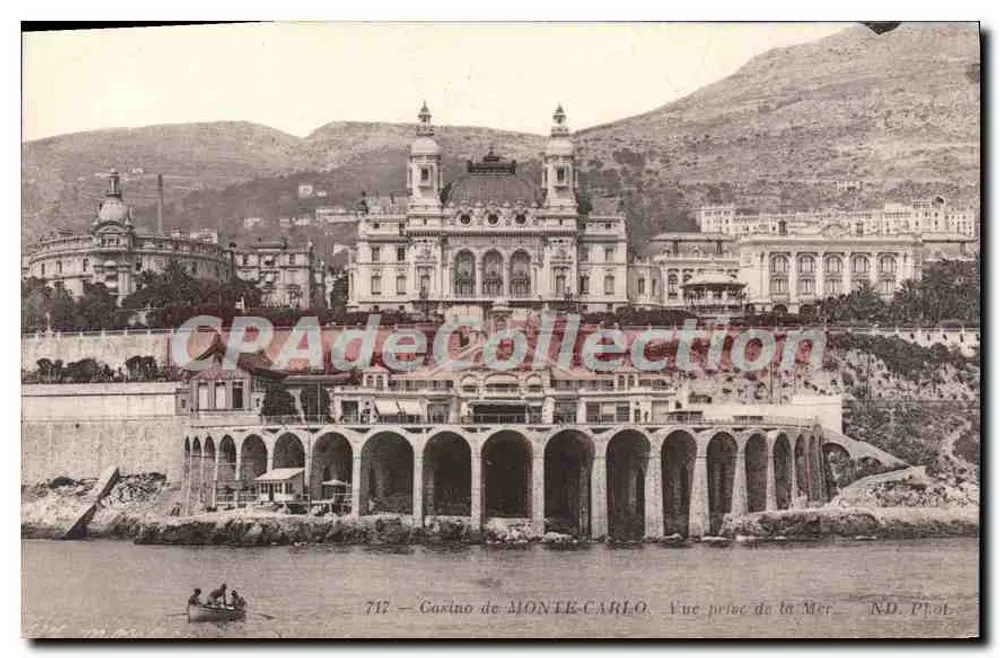 Casino de MONTE-CARLO — Ansicht vom Meer — ND. Phot. — n° 717 - Vorderseite