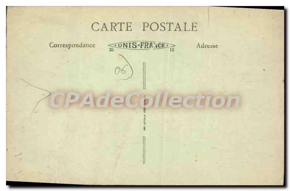 Antibes — Ansicht der Altstadt — B.E. Lux, n°18 - Rückseite