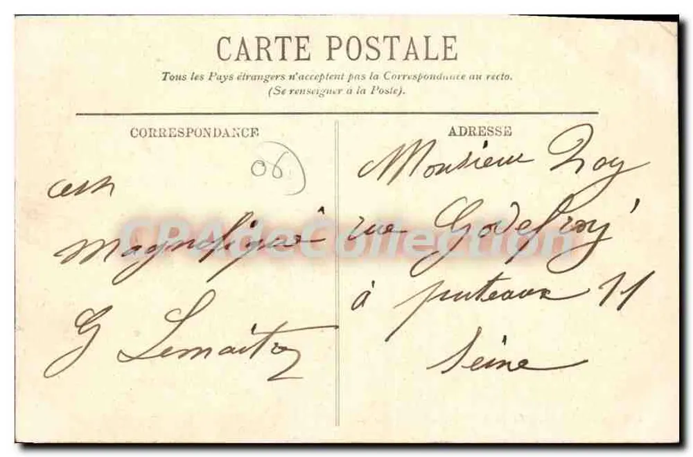 CANNES — A Promenade da Croisette — LL. n° 526 - Verso