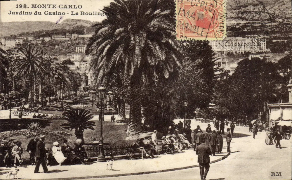 Monte-Carlo — Gärten des Casinos - Le Boulingrin — Éditions RM - Vorderseite