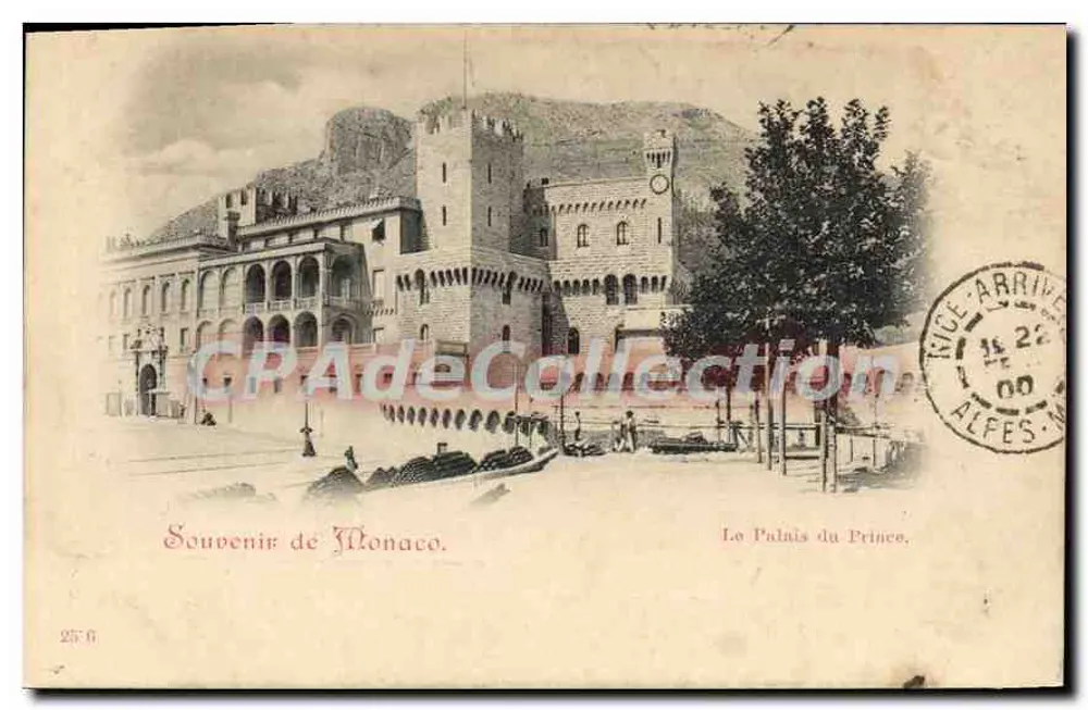 Il Palazzo del Principe — Monaco — editore sconosciuto, n° 2576 - Recto