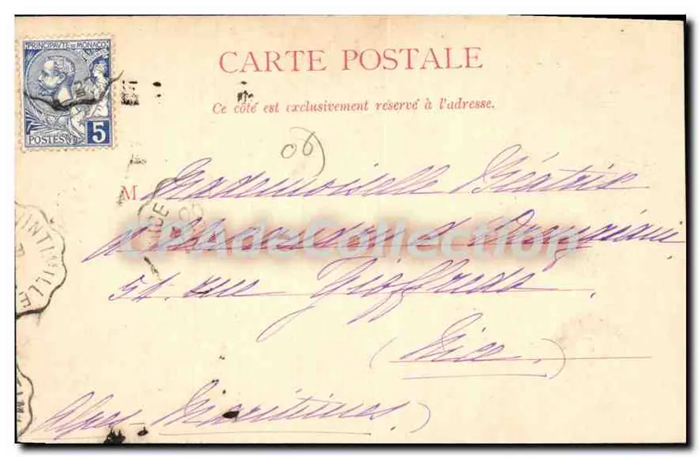 Il Palazzo del Principe — Monaco — editore sconosciuto, n° 2576 - Verso