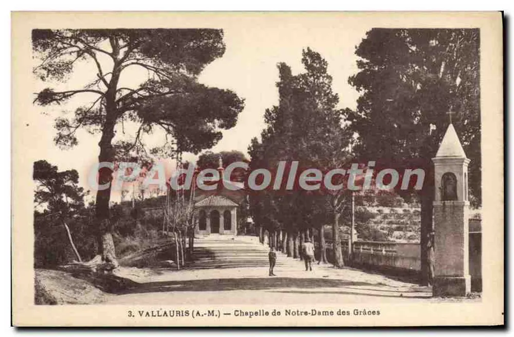 Vallauris (A.-M.) — Capela de Nossa Senhora das Graças — Editor Munier, Nice - Frente