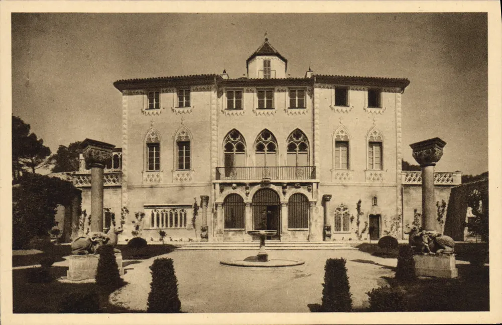 Abadia de Roseland — Avenida de Fabron — Nice — L. Gilletta & Cie - Frente