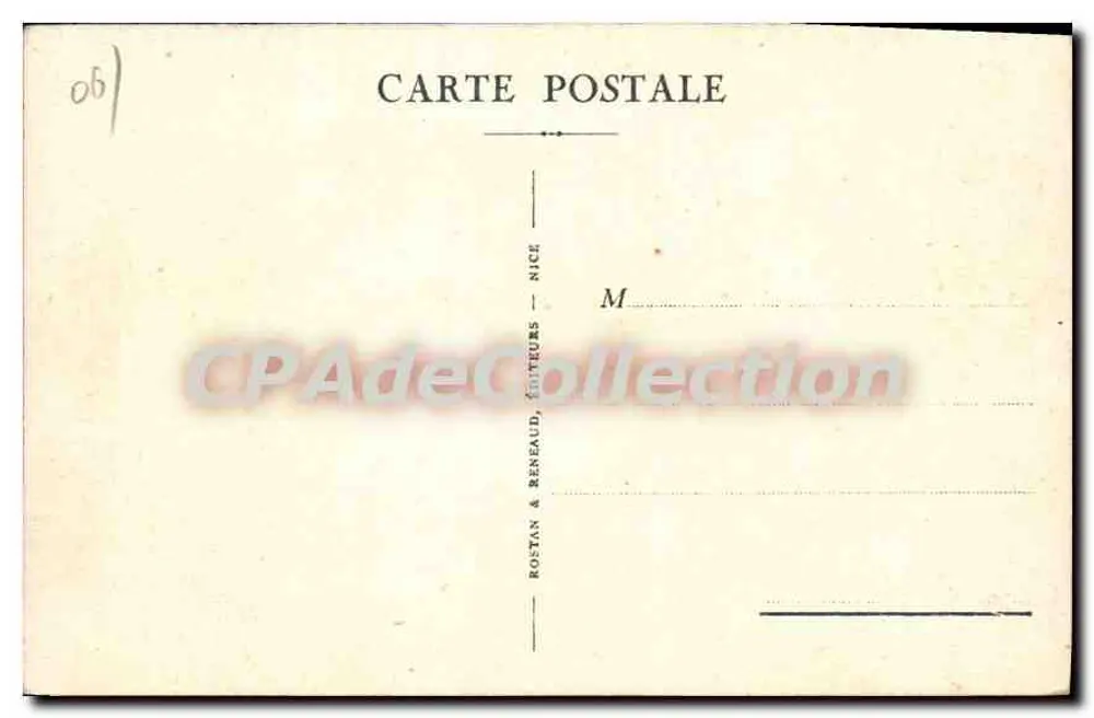 Sospel (A.-M.) — Vista Geral — Rostan & Rénéaud, Nice, n° 3009 - Verso