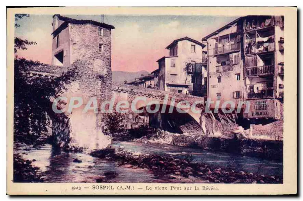 Sospiel (A.M.) — Der alte Brücke über die Bévéra — A.D.T.A. NICE - Vorderseite