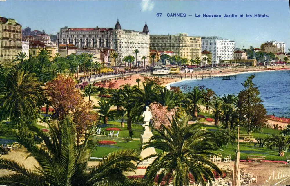 CANNES — Der Neue Garten und die Hotels. — Adia, n°67 - Vorderseite