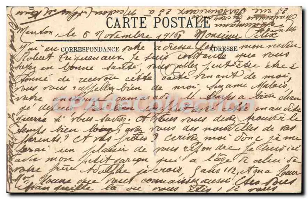 Menton — Öffentlicher Garten und Kasino — LL, n°46 - Rückseite