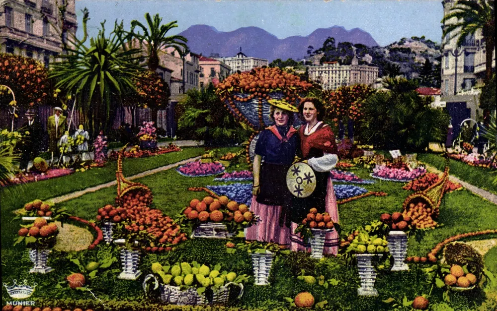 Orangen- und Zitronengarten in Nizza — Kunstausgaben Munier, Nr. 58 - Vorderseite