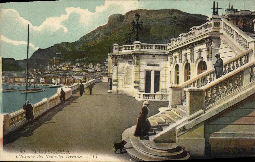 Monte-Carlo — Die Treppe der Nouvelles Terrasses — LL, n°89 - Vorderseite
