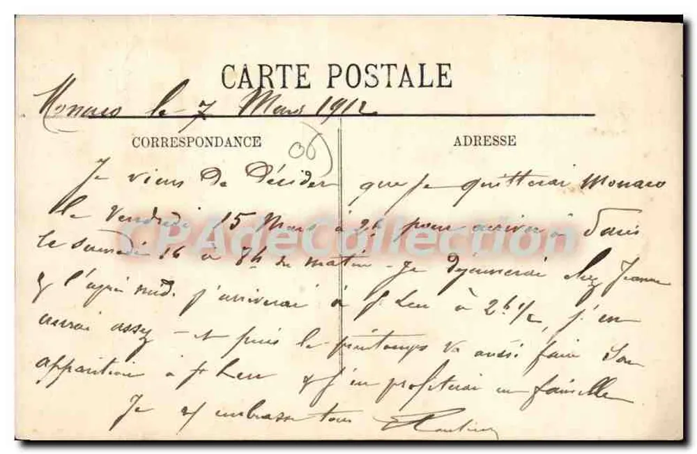 Monte-Carlo — Die Treppe der Nouvelles Terrasses — LL, n°89 - Rückseite