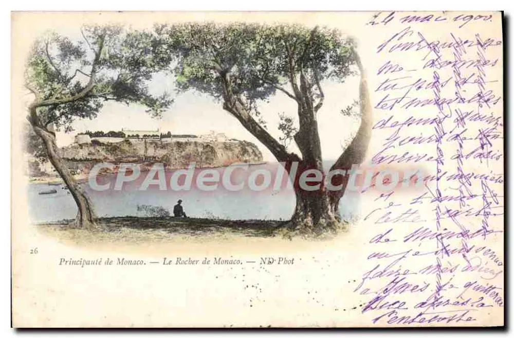 O Rocher de Monaco — Principado de Monaco — ND Phot - Frente
