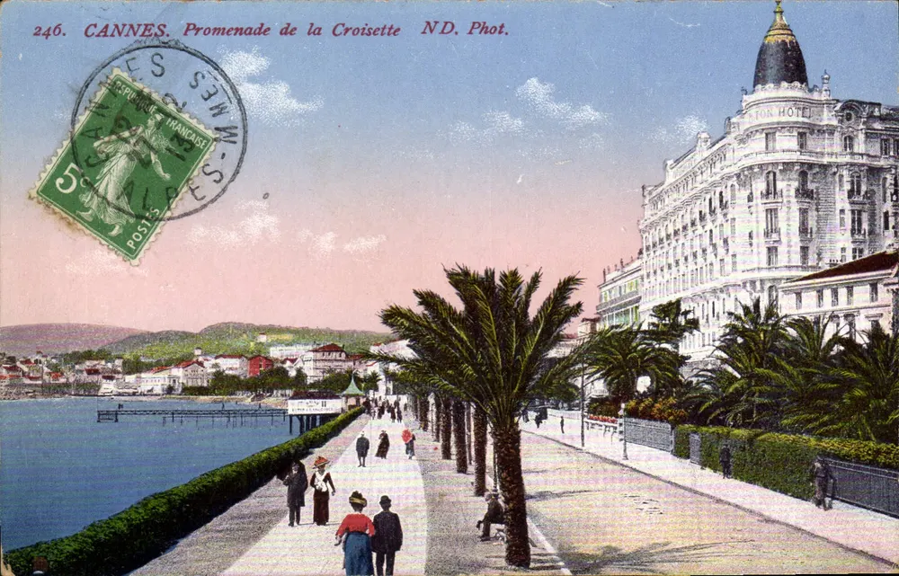 CANNES. Promenade de la Croisette — ND. Fotografia — n° 246 - Frente
