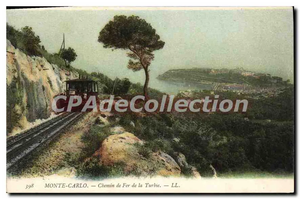 Monte-Carlo — Turbie-Bahn — LL. — n° 398 - Vorderseite