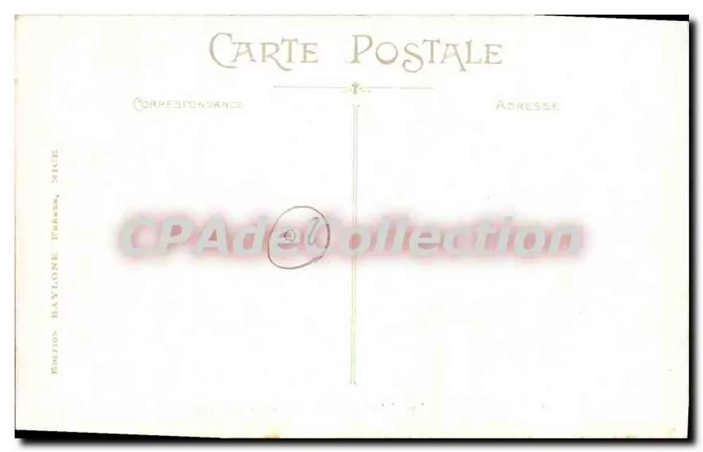CANNES — Les Allées et le Kiosque de la Musique — Édition Baylone Perrier, Nice - Rückseite