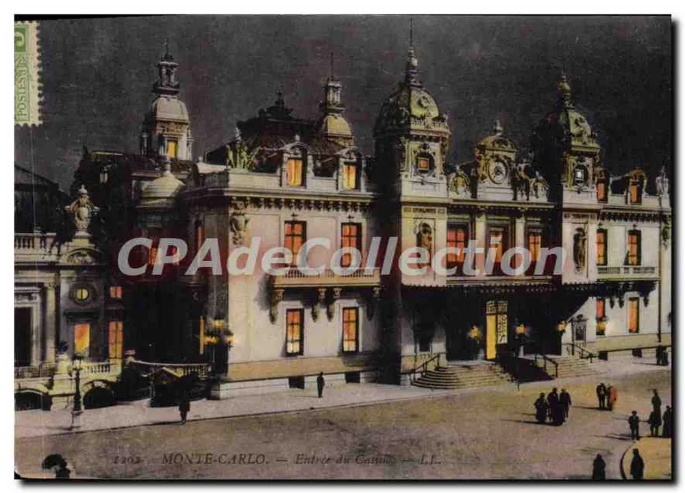 Monte-Carlo — Eingang zum Casino — L.L. - Vorderseite