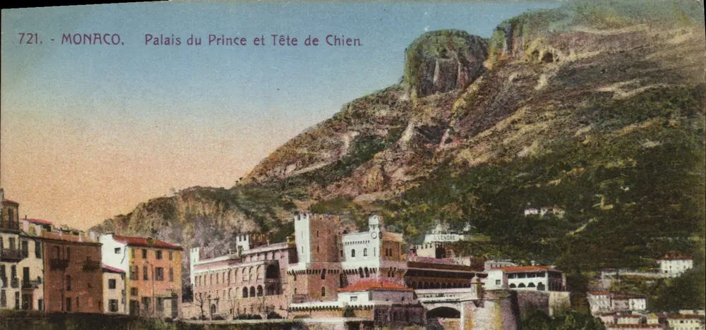 Monaco - Palast des Prinzen und Hundekopf - Edition Giletta, Nizza, Nr. 721 - Vorderseite
