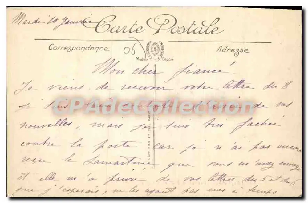 Golfe-Juan — Ansicht der Bucht und des Cap d'Antibes — LL. - Rückseite