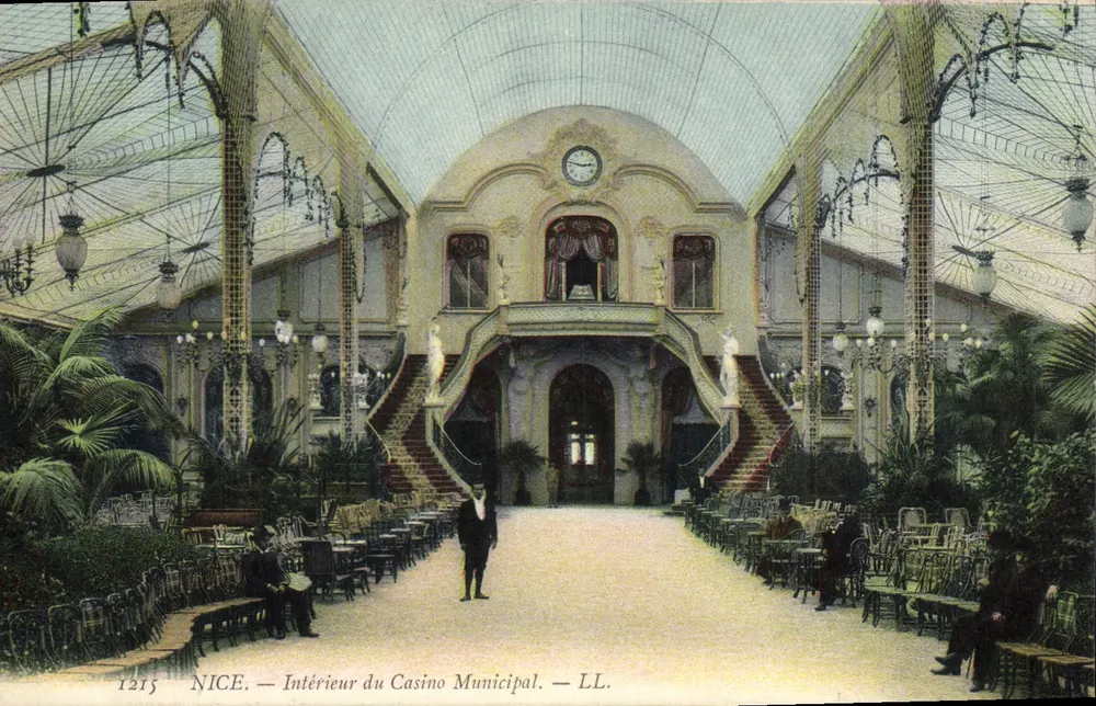 Niza — Interior del Casino Municipal — LL. n° 1215 - Anverso
