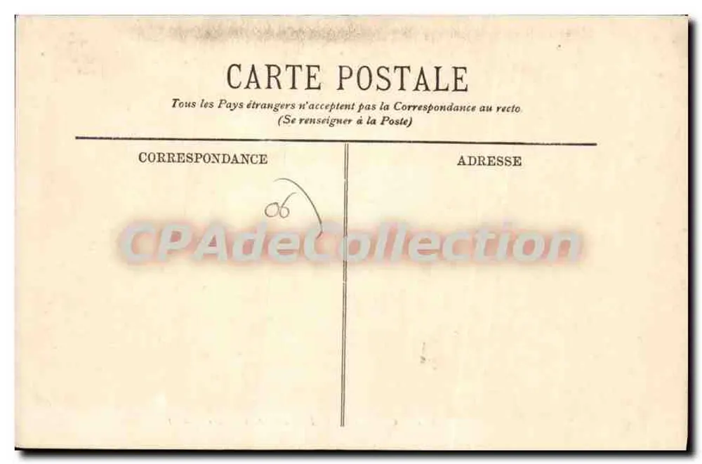 CANNES. — A Estrada da Califórnia. — CPAdeCollection 611 - Verso