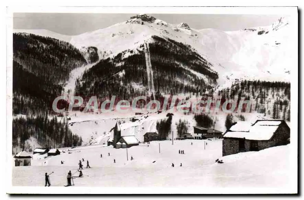 Auron (A.-M.) — Allgemeiner Blick und Cime de Las Donnas — Edition Fabre - St Étienne de Tinée - Vorderseite