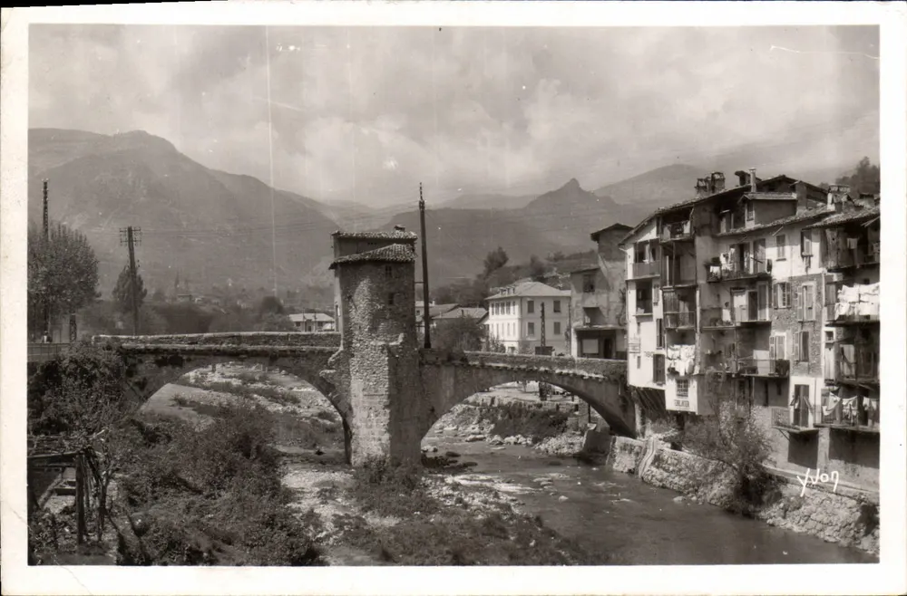 Sospel — Der alte Brücke über die Bévera — La Douce France, n°360 - Vorderseite