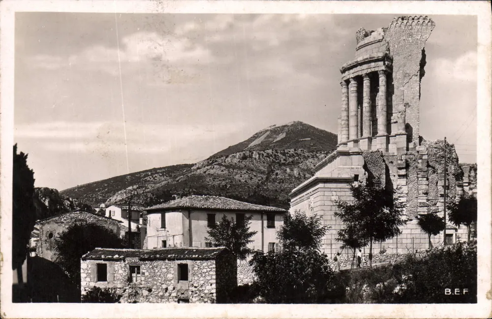La Tour d'Auguste und Mont-Agel — Verleger B.E.F. Nr. 12108 - Vorderseite