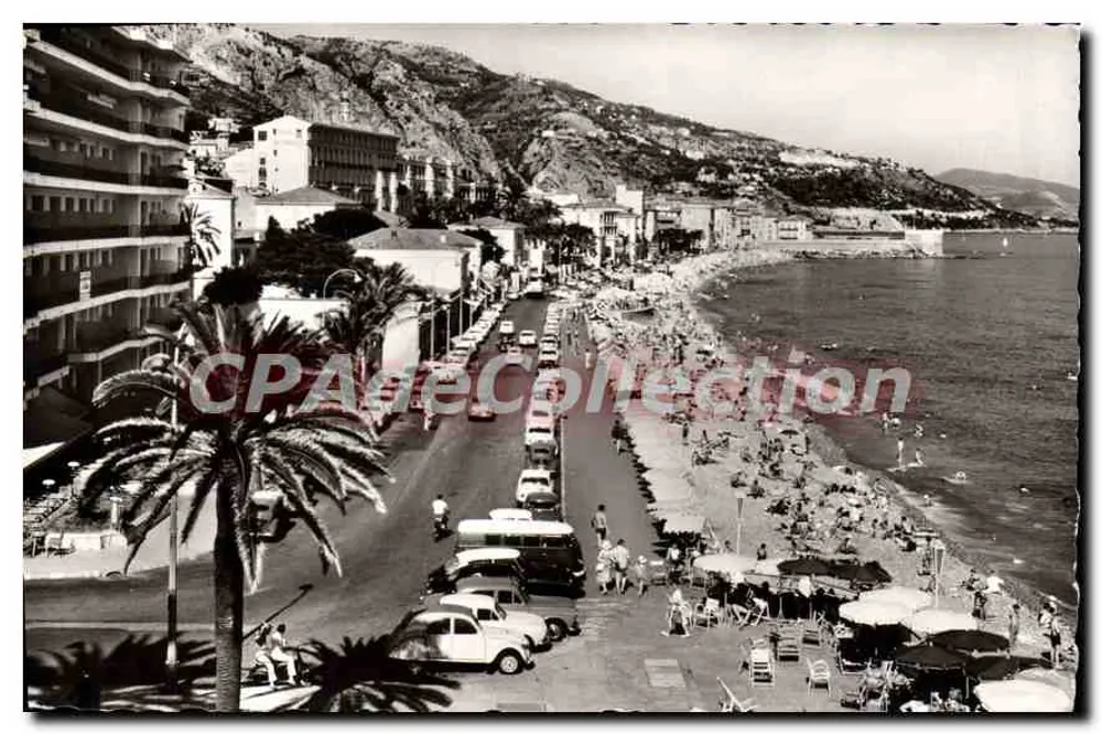 Strand und General-Leclerc-Quai in Menton — Éditions d'Art Interch. n°86 - Vorderseite