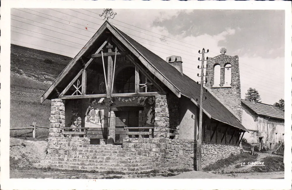 Die Storch — Wallfahrtskirche Notre Dame des Neiges — Édition La Cigogne - Vorderseite