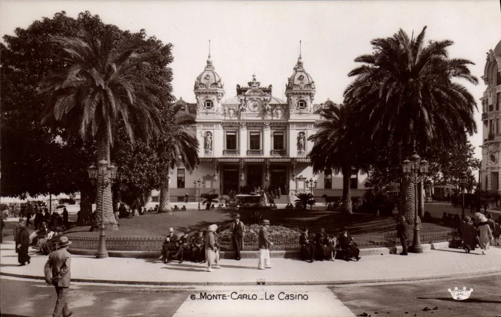 Monte-Carlo — Das Casino — Rostan et Munier, Künstlerverlag, Nice - Vorderseite