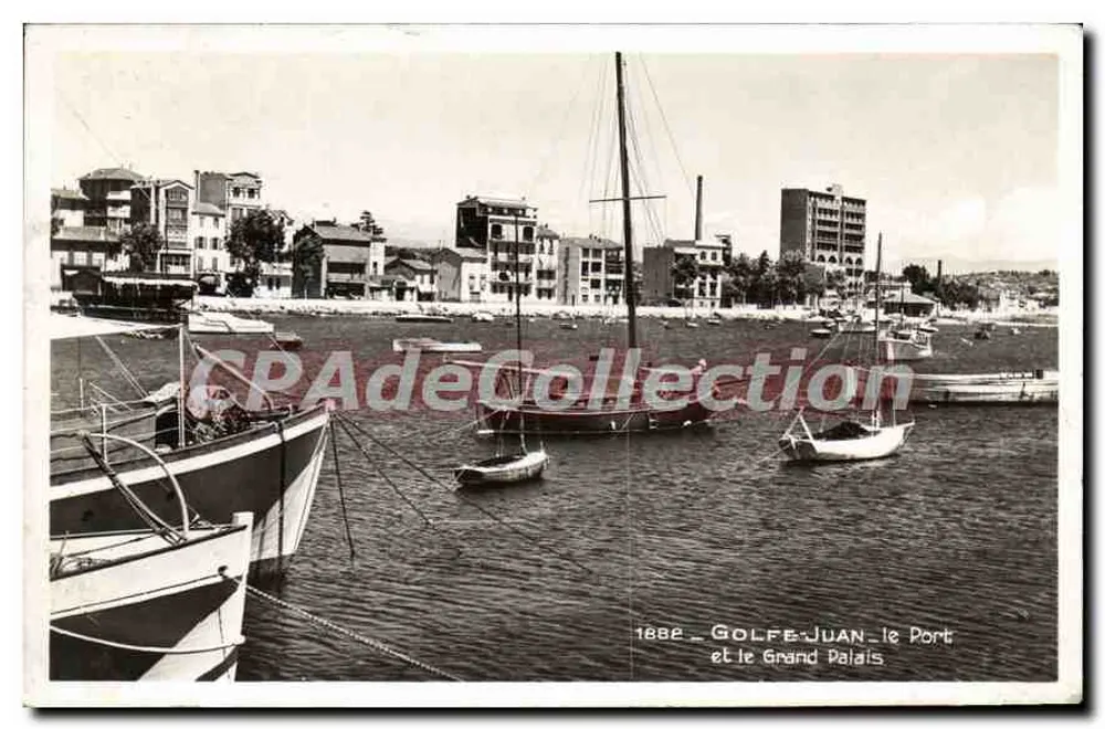 Golfe-Juan — Der Hafen und das Große Palais — Edition La Cigogne, Nice - Vorderseite