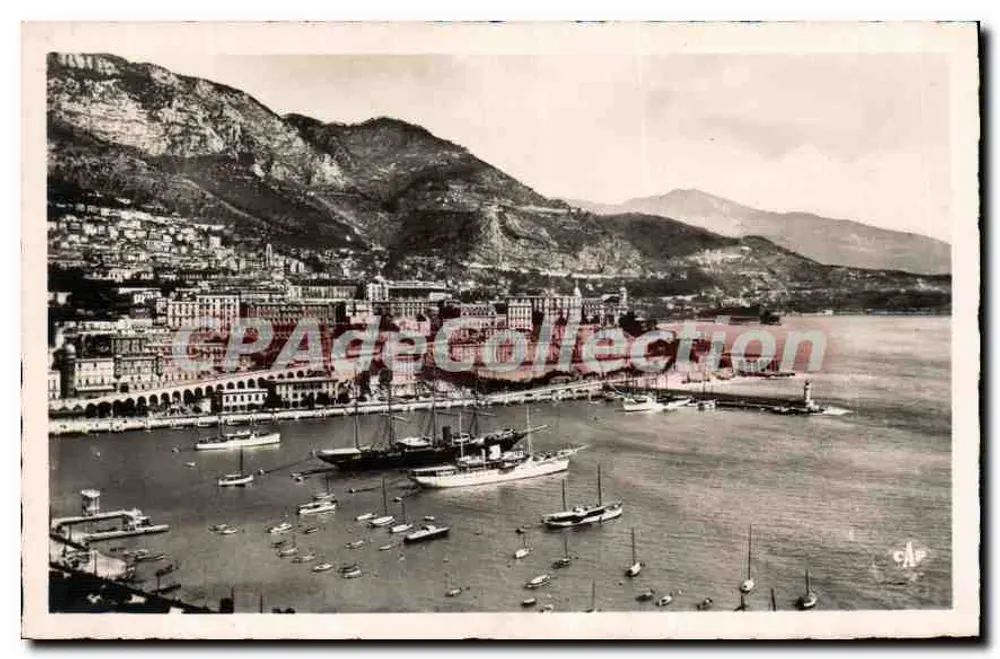 Monaco — Vue sur le Port et Monte-Carlo — C.A.P. Paris n°22 - Recto