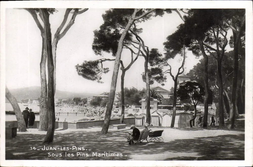 Juan-les-Pins — Unter den maritimen Kiefern — Serie 14 - Vorderseite