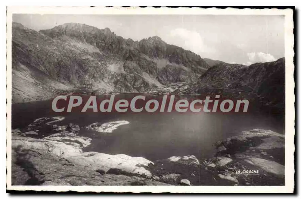 O Lago Negro — Região de Tende, Mônaco — Edição « A Garça » - Frente