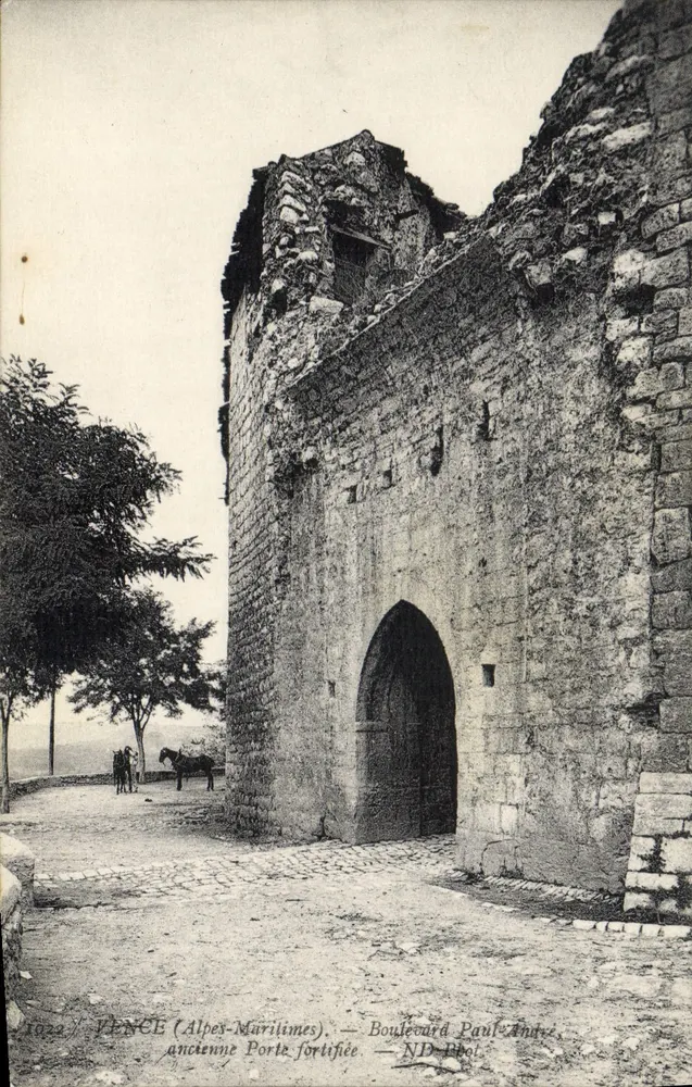 VENCE (Alpes-Maritimes) — alte befestigte Pforte — Boulevard Paul André — ND Phol - Vorderseite