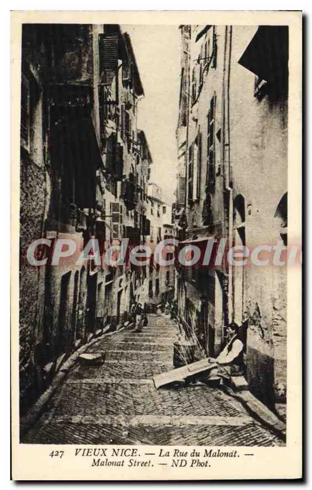 Oud Nice — La Rue du Malonat — ND Phot. - Voorkant