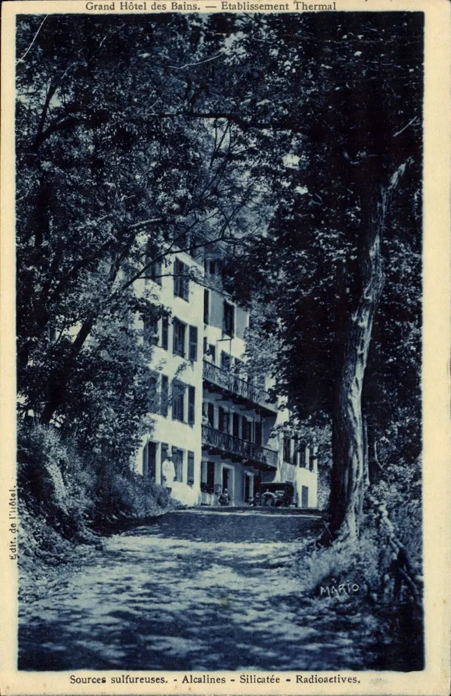 Grand Hôtel des Bains — Thermalbad — MARIO - Vorderseite