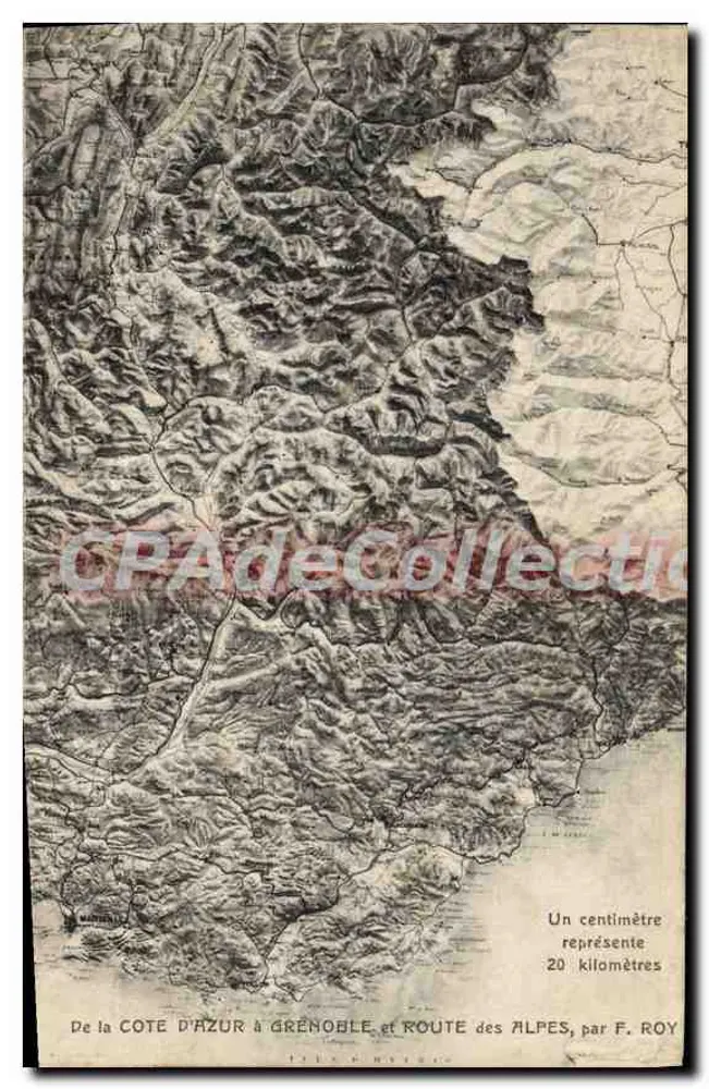 Von der Côte d'Azur nach Grenoble und der Alpenroute — von F. Roy - Vorderseite