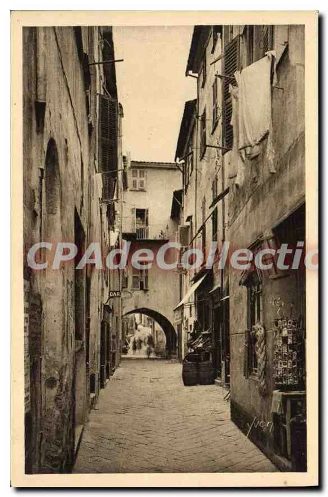 Villefranche-sur-Mer — Rue du Poilu — Édition d'Art YVON, Paris - Vorderseite