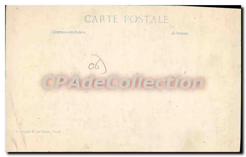 Côte d'Azur - Grasse - Rue de la Fontette — Editor E.D. n°244 - Verso