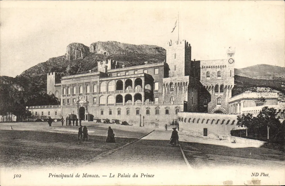 Principado de Mônaco — O Palácio do Príncipe — ND Phot, n°502 - Frente