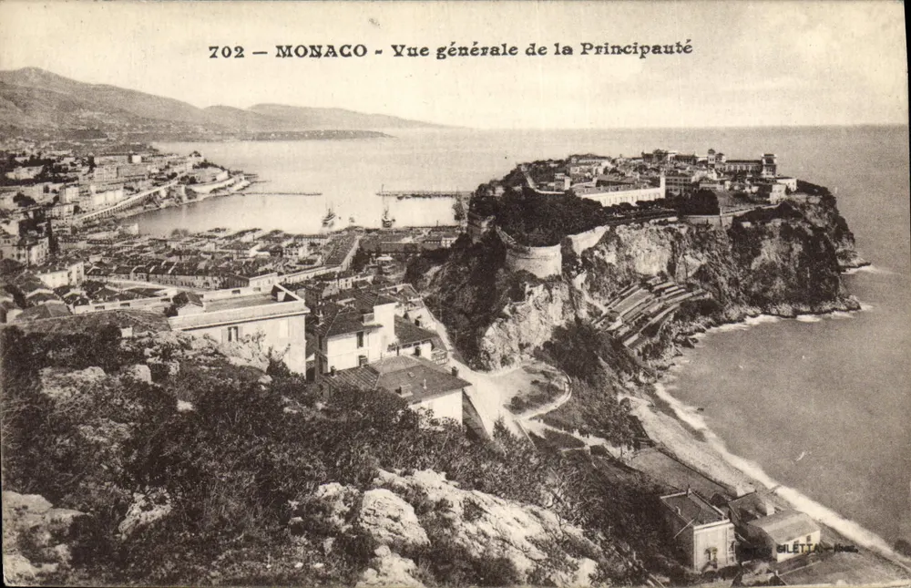 Monaco — Algemene uitzicht van het Prinsdom — Silettan, n°702 - Voorkant