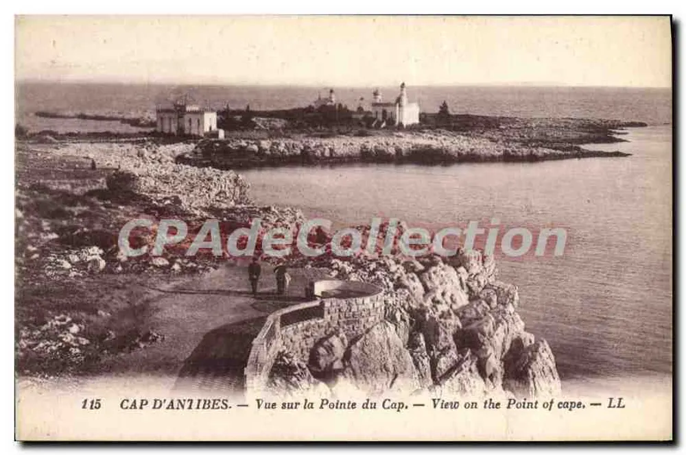 CAP D'ANTIBES — Vista da Ponta do Cap — LL - Frente