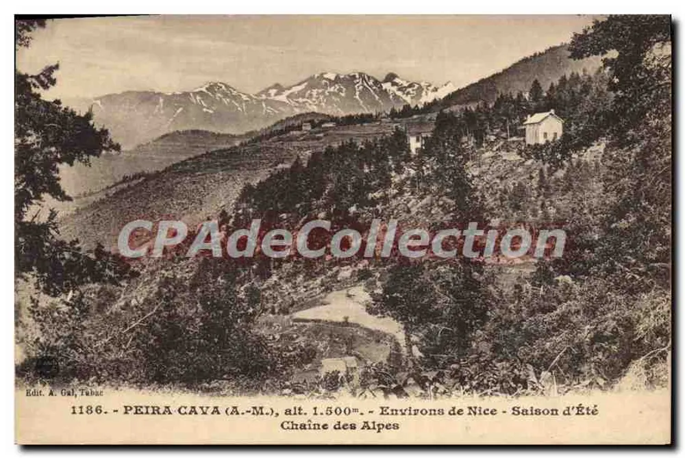 Peira Cava (A.-M.) — Umgebung von Nizza — Sommer — Verlag A. Gal, Tabac, Nr. 1186 - Vorderseite