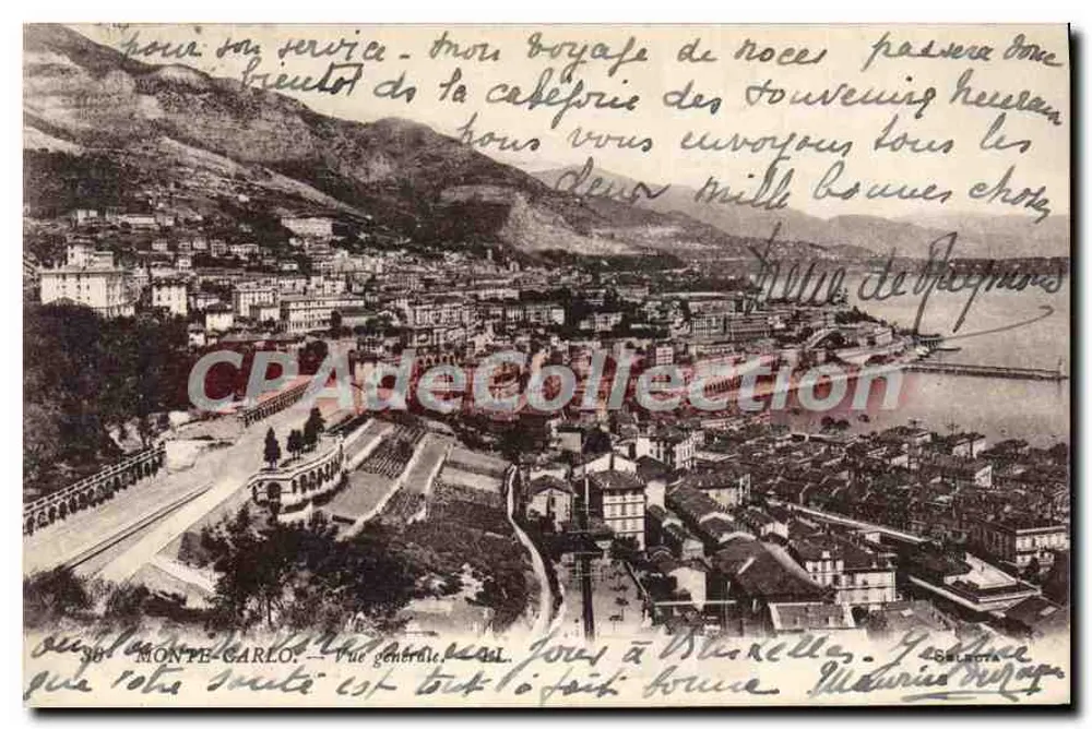 Monte-Carlo — Vue générale — S. Selvatico - Recto